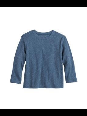 NWT Jumping Beans Cute Blue Heathered Long Sleeve Tee - Size 18M
